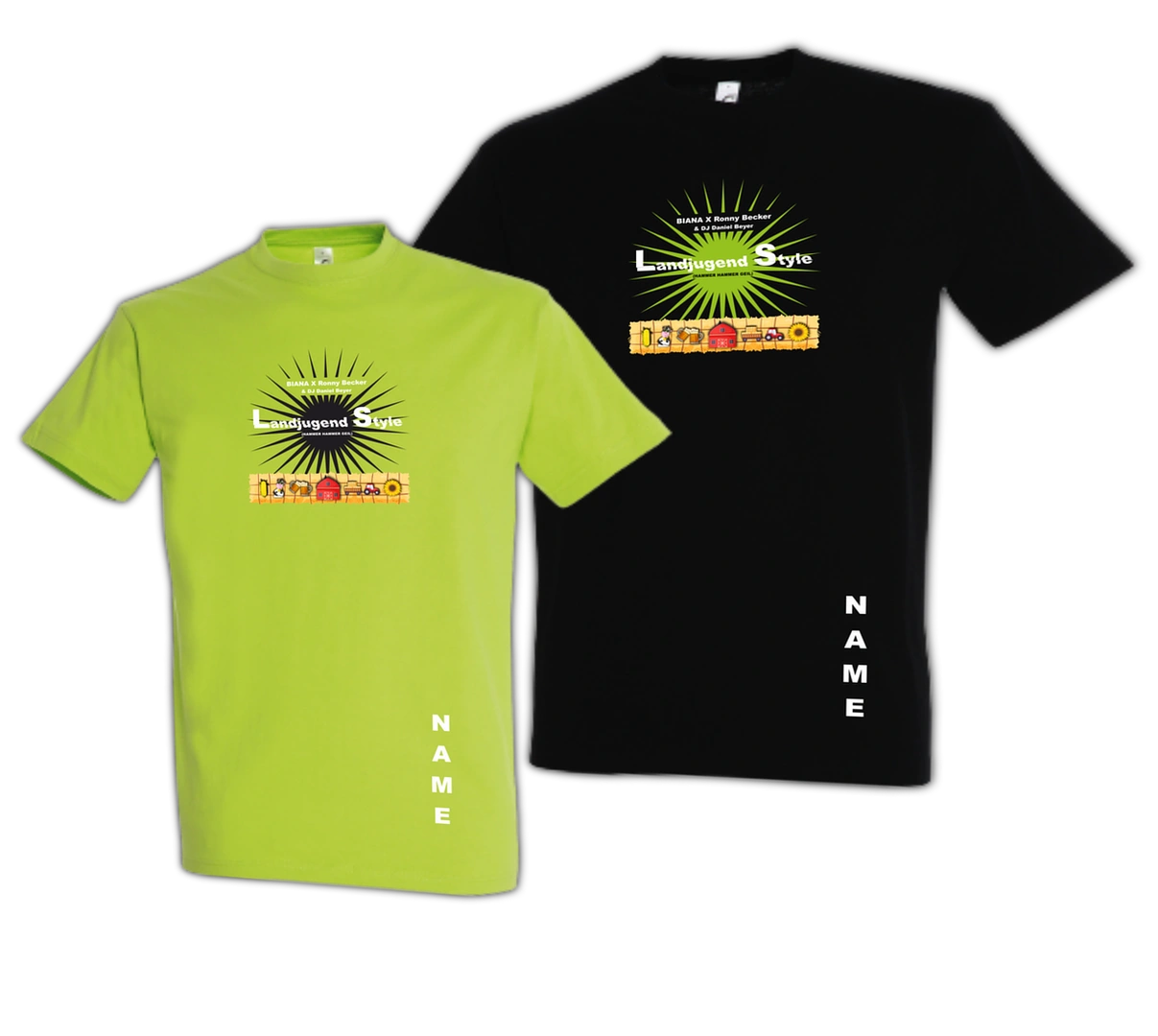 Men T-Shirt "LANDJUGEND STYLE" mit Namen