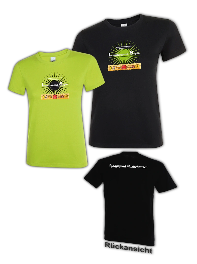 Women`s T-Shirt "LANDJUGEND STYLE" mit dem Landjugend Namen